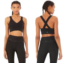 Alo cross back sports moderate support Yoga Yoga lingerie Emulate Bra