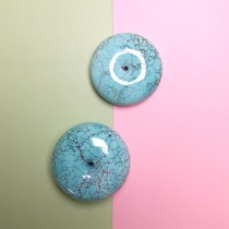 Biindizi Hubei Zhushan original mine turquoise live room selection turquoise reticulated bagel