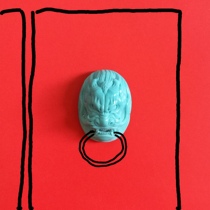 Hubei Zhushan original mine turquoise live room selection materials support customized turquoise high Porcelain Blue Dragon ring surface