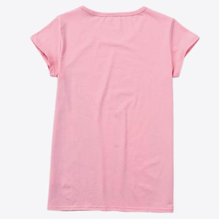 【3件99元】真维斯女装2015夏装韩版修身圆领印花短袖t恤