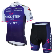 2022QUICK riding suit short sleeve suit mens summer road mountain bike bike breathable short blouses shorts