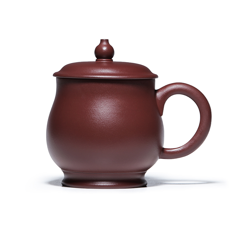 Mingyuan tea pot of yixing purple sand cup tea cup manually office of purple sand cup with cover personal cover cups of water