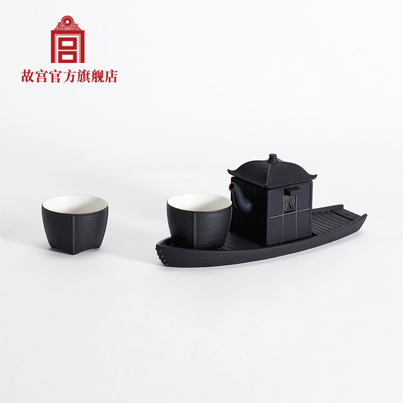 The palace qingming shanghe nameplates, sweet tea tea machine box gift set The national palace Museum official flagship store