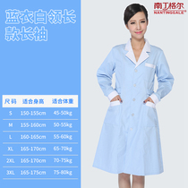 Nightingale white coat Long-sleeved nurse suit Winter doctor drug store dentist large size pharmacy experimental overalls