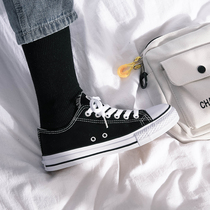 Classic Sail Cloth Shoes Female Korean version Little white shoes female spring spring style ulzzang board shoes 100 lap shoes womens shoes