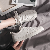 Small White Shoes Women 2021 Spring Autumn 100 Hitch Plate Shoes Han Edition Sports Spring Women Shoes Students Flat Bottom Single Shoes Casual Tide Shoes