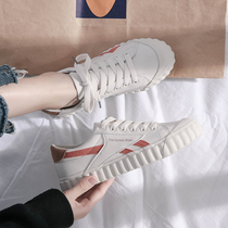 Small White Shoes Woman 2021 Spring Shoes Shoes Autumn Shoes 100 Hitch Plate Shoes Student Tide Shoes Ulzzang Women Shoes Single Shoes