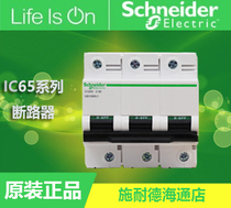 (Original)Schneider high current miniature circuit breaker C120H 3P C 100A A9N19818