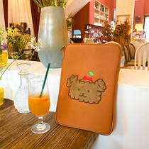 Cherry bear for Apple Computer bag female 14 inch liner bag flat ipad storage bag macbook protective cover