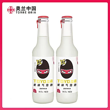 奥兰忍者荔枝气泡酒265ml*2瓶[30元优惠券]-寻折猪