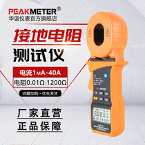 Peakmeter MS2301 Intelligent Clamp-shaped Ground Resistance Tester Ohm Meter Leakage Current Measurement