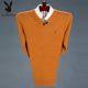 Playboy Autumn and Winter 100% Cashmere Sweater Men's Cardigan Men's Middle-aged Middle-aged Men's half Turtle Collar Zipper Thickened Sweater