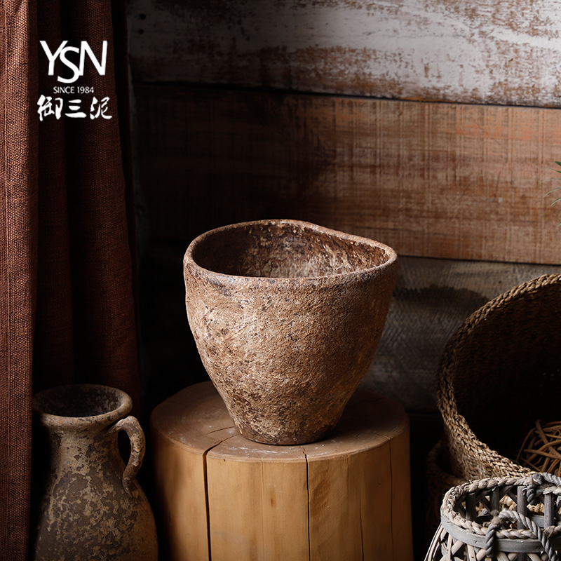 Jingdezhen ceramic vase hand for Japanese teahouse TaoHua do old meat more POTS zen master flowerpot