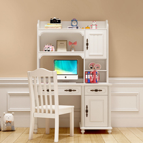 American Children Desk Bookcase Combo Girl Writing Desk Brief About Home Student Solid Wood Corner Desk Boy