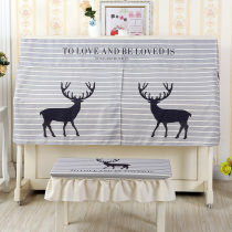 Top length 148CM--155CM Universal Korean printing cartoon piano cover open design dust cloth cover
