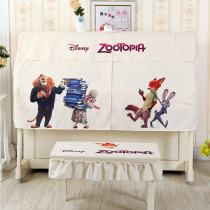 2021 new factory direct printing cartoon piano cover half cover Korean fabric new products recommended dustproof