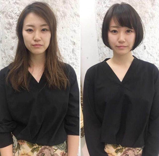 长发和短发区别有多大?看看对比图就知道