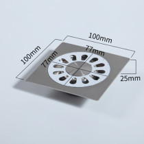 Toilet Stainless steel floor drain Toilet Washing machine sewer deodorant shower room thickened floor drain