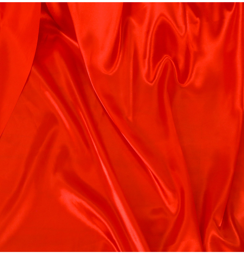 卷装喜庆红布大红布绸布缎布100米/整卷窄幅宽幅红绸布大红花球布