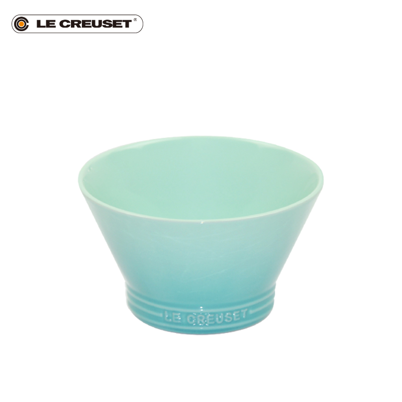 France 's LE CREUSET cool color stoneware 14.5 cm and wind restoring ancient ways large bowl of northern such as soup bowl v - shaped