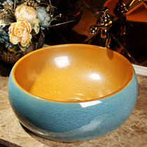 Jingdezhen Terrace Basin Art Washbasin Ceramic Toilet Home Terrace Basin Terrace Washbasin Washbasin Wash Basin