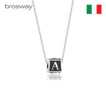 Brosway Europe and the United States fashion TJ Mini series personality simple 26 English letter pendant necklace clavicle chain female