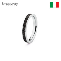 brosway Europe and the United States fashion mens light luxury fashion trend ring light luxury niche gift to send boyfriend counter with the same