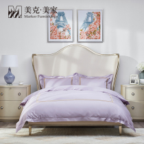 Meikmei home style embroidered bedding four-piece set 1 5m 1 8M modern simple cotton sheets quilt cover pillowcase