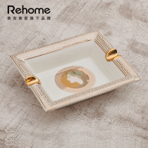 Meike Meijia rehome creative ashtray 5 5 inch European household living room ceramic ashtray personality ornaments