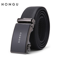 Red Valley New Tide belt male youth automatic buckle simple business personality cowhide mens belt belt belt