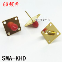 SMA-50KFD -26 6G frequency lock plate connector Equipment panel chassis lock plate square flange
