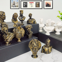 Mini resin small plaster bronze gift box plaster ornaments sketch figure sculpture school school supplies