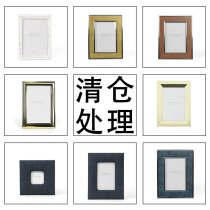 Clearance processing as low as 2fold multi-style material photo frame sales office model room bedroom dressing table ornaments