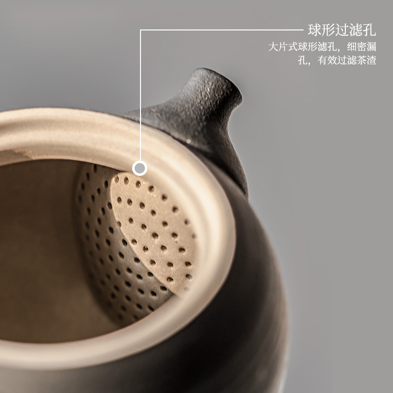 And hall tianyu ceramic teapot single filtration pot of Japanese tea taking tea pot from the large capacity of household