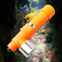 Outdoor Diving Strong Light Flashlight Head Light Waterproof and Super-light Diving Underwater Casting Yellow Light Light