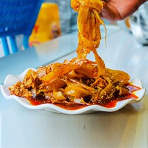 Sitoupi noodles Shaanxi Baoji Instant Food Bagged Pure Handmade Vacuum Cool Leather A Piece Of 5 Bags