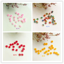 6mm four-sided pineapple knot finished pineapple buckle DIY hand rope material bag accessories bracelet lanyard braided rope material