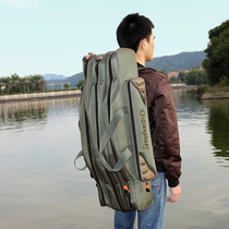 Waterproof Fishing Kit Fishing Gear Bag Multifunction Big Belly Sea Bar Bag Double Shoulder Backpack Sea Rod Bag 1 2 m fish