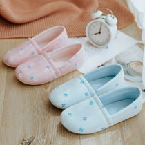 Moon Shoes Summer Thin bag heel Soft bottom postpartum pregnant woman shoes Breathable Big Code Indoor Non-slip Summer Maternal Slippers