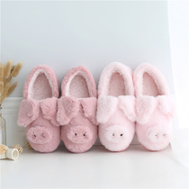 Moon shoes winter bag with warm pregnant womens shoes soft sole cute autumn and winter postpartum indoor cotton slippers womens maternity shoes