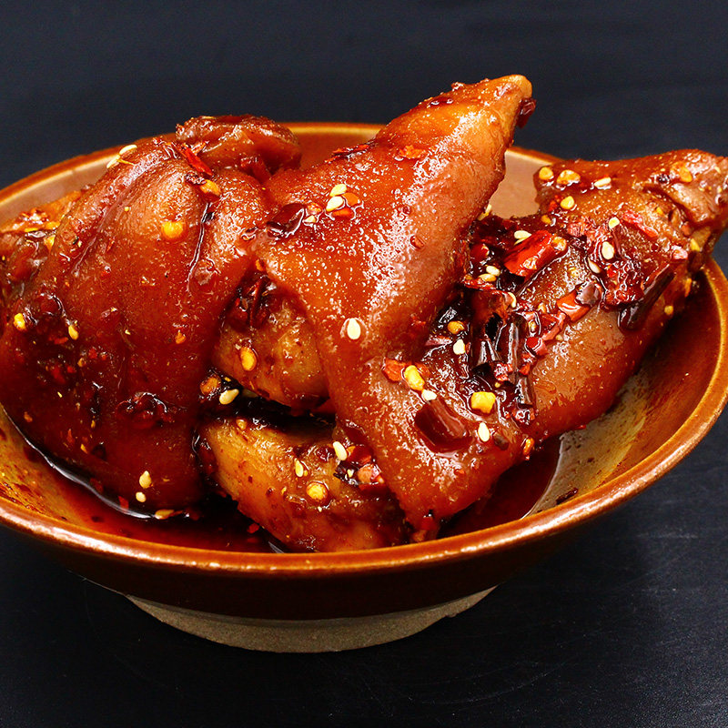 香辣烤卤猪蹄脚手熟食肉类真空零食酱猪肘子小吃麻辣味下酒菜蹄髈