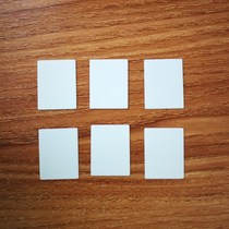 Aluminium oxide high thermal conductive ceramic sheet 20 * 25 * 0 6mm * 6mm without hole ceramic sheet Audion Insulation Spacer