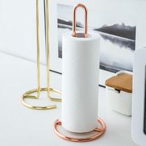 Nordic vertical tissue rack · ins electroplating gold iron vertical tissue rack table kitchen model room ornaments