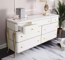 Light luxury American solid wood seven-bucket cabinet simple drawer cabinet entrance hall Hall Hall modern bedroom storage storage storage multi-bucket cabinet