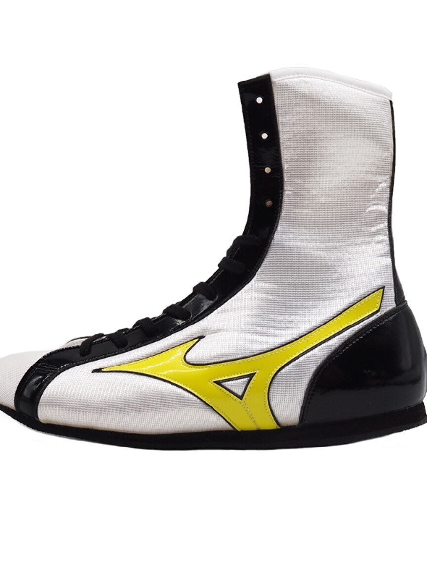 美津浓日产职业拳击鞋比赛训练战靴高帮