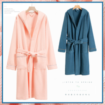 Bathrobes towels men and women winter hotel yukata couple a pair of nightgowns absorbent quick-drying hooded spring and autumn