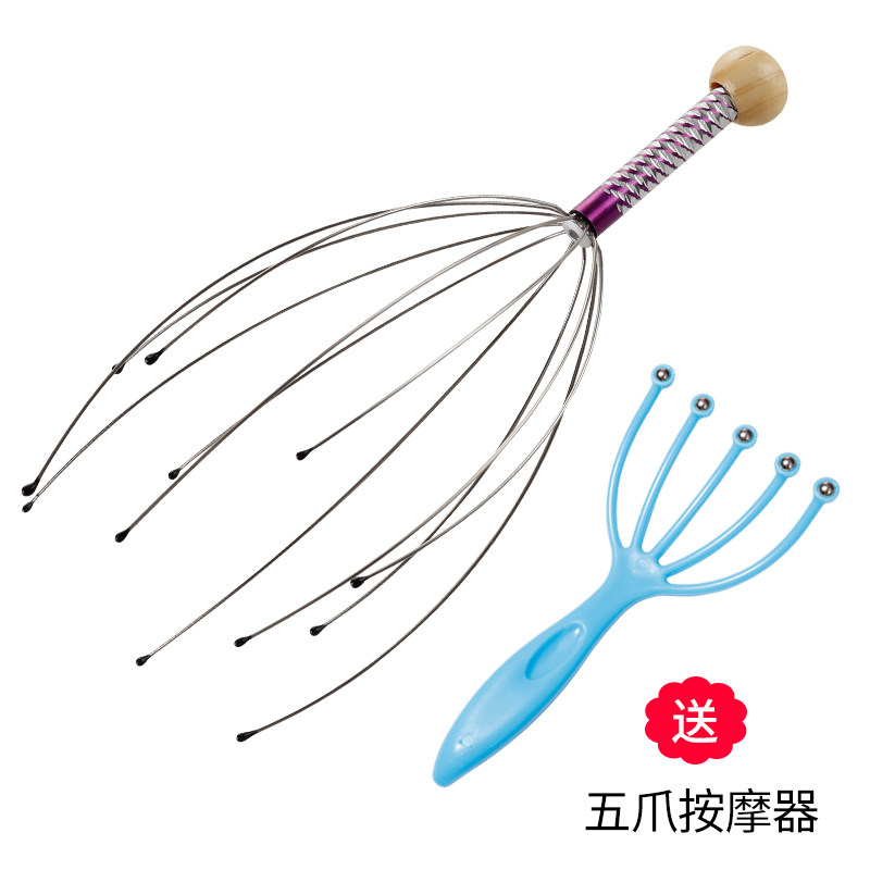 head massager scratching head octopus head massager scratching scalp claw non-soul extraction extractor artifact