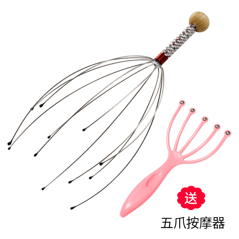 head massager scratching head octopus head massager scratching scalp claw non-soul extraction extractor artifact