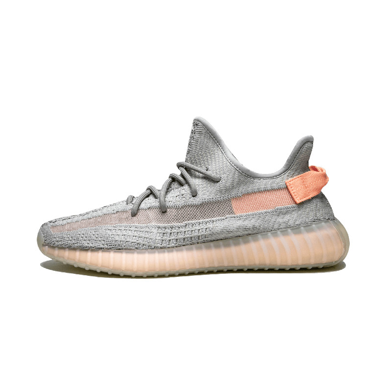 adidas yeezy boost 350 v2 椰子鞋 欧洲限定 灰橙 镂空 - eg7492