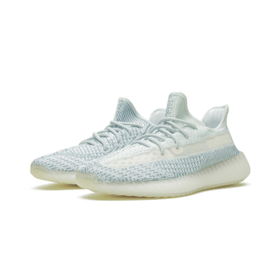 Adidas Yeezy Boost 350 V2 Cloud White椰子鞋 冰蓝 云白-FW3043